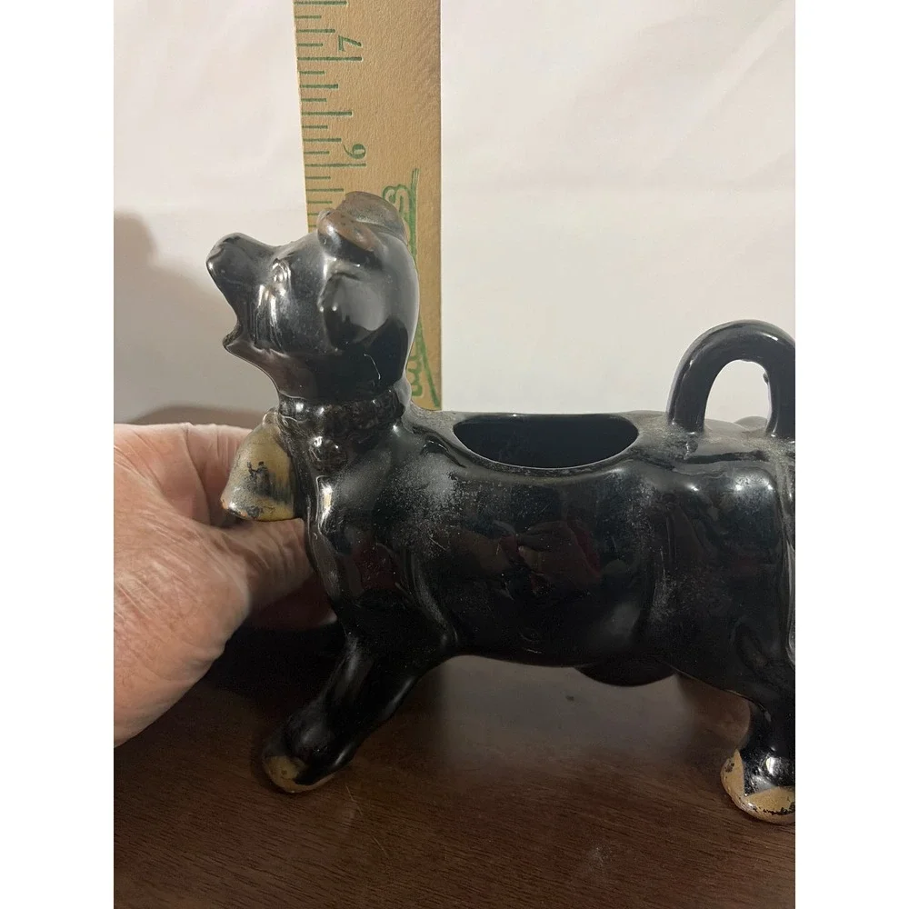 Unbranded Redware Cow Creamer Pitcher EmVintage Ceramic Farmhouse Cottagecore